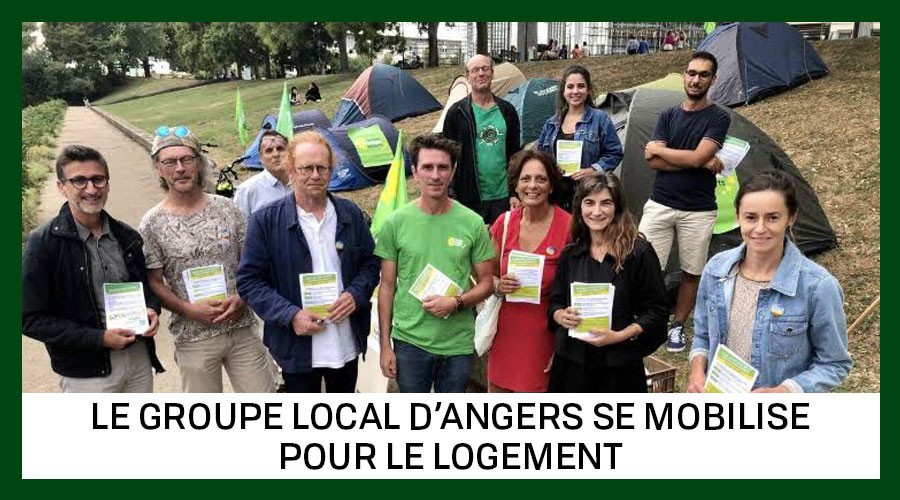 Le Groupe local d’Angers à l’action sur le logement !