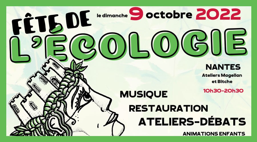 Dimanche 9 octobre, venez fêter l’écologie à Nantes !